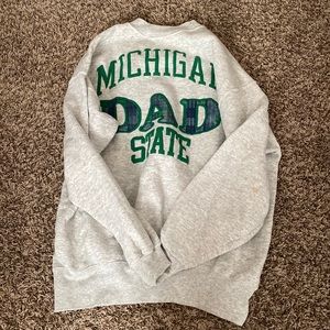 Vintage Michigan State Dad Crewneck
